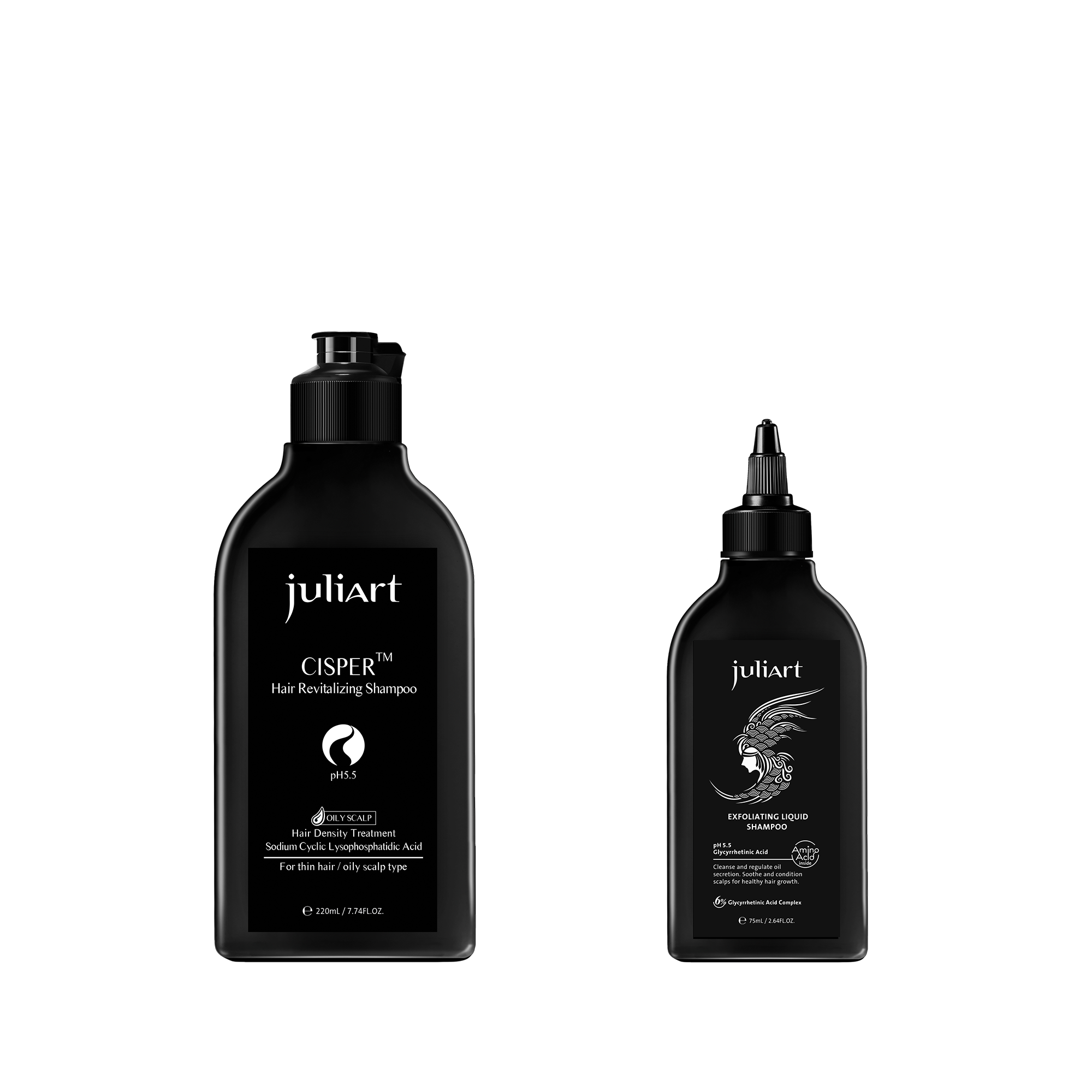 juliArt覺亞 希沛絲蘊髮洗髮精(油性)220mL 贈 甘草次酸角質淨化液(經典版)75mL ▶70C002